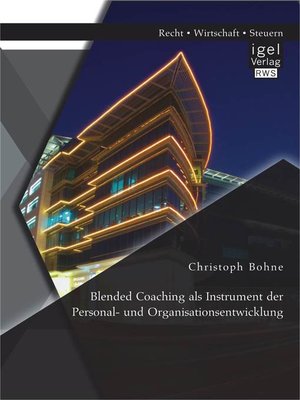 cover image of Blended Coaching als Instrument der Personal- und Organisationsentwicklung